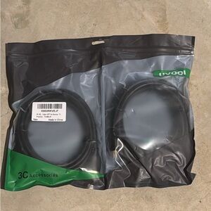 3C Accessories Black Cables